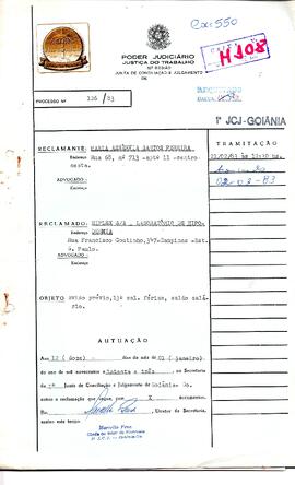Reclamação Trabalhista 126/1983