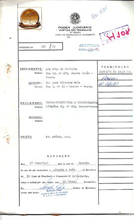 Reclamação Trabalhista 187/1983