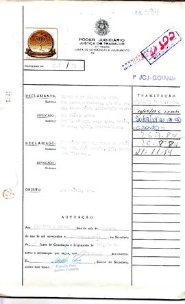 Reclamação Trabalhista 2422/1983